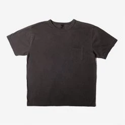 3sixteen Garment Dyed Pima Cotton Pocket T-Shirt - Smoke