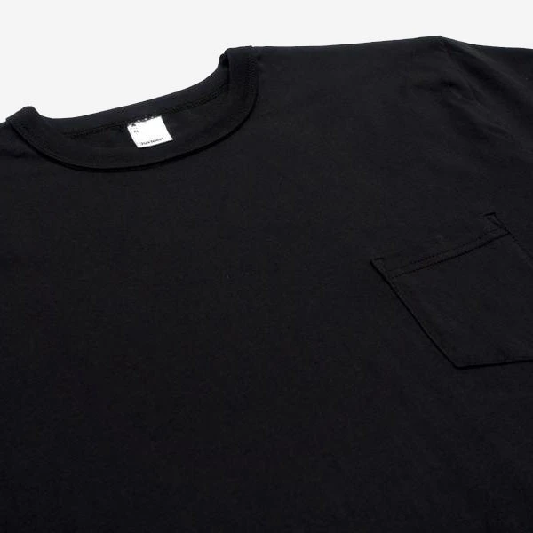3sixteen Pima Cotton Pocket T-Shirt - Black - Image 2