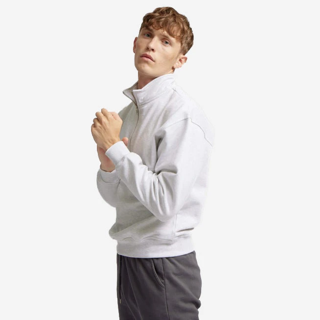 Colorful Standard Classic Organic Quarter Zip - Lava Grey - Image 3