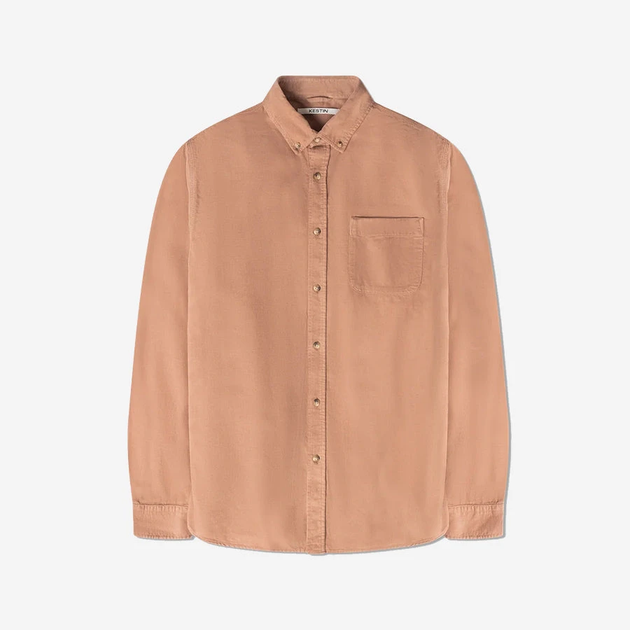 Kestin Raeburn Needle Corduroy Shirt - Terracotta
