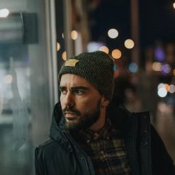 Upstate Stock Ragg Wool Beanie Toque - Olive Melange (MG AFR Exclusive)