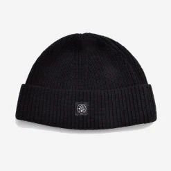 Outclass Attire Recycled Cashmere Beanie Toque - Black