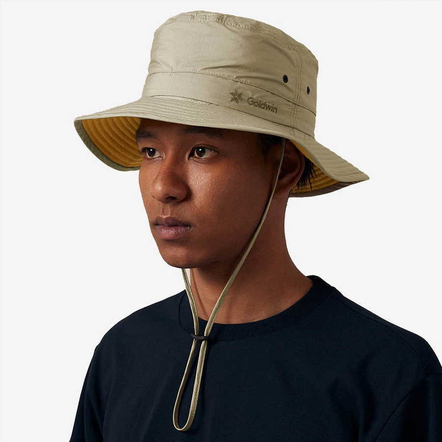 Goldwin Rip-Stop Light Bucket Hat - Light Beige/Yellow