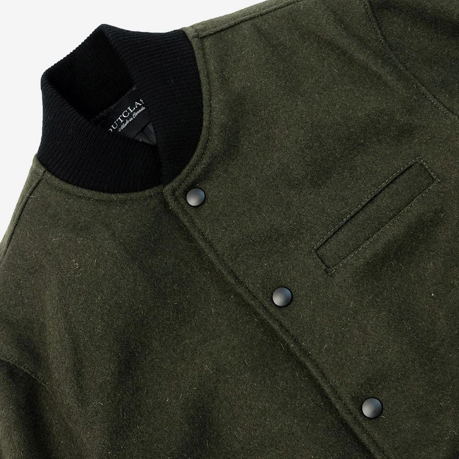 Outclass Stadium Jacket - Olive Green (MG AFR Exclusive) - Image 3