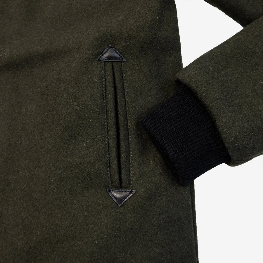 Outclass Stadium Jacket - Olive Green (MG AFR Exclusive) - Image 4