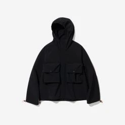 Uniform Bridge Two Pocket Hooded Jacket - Black