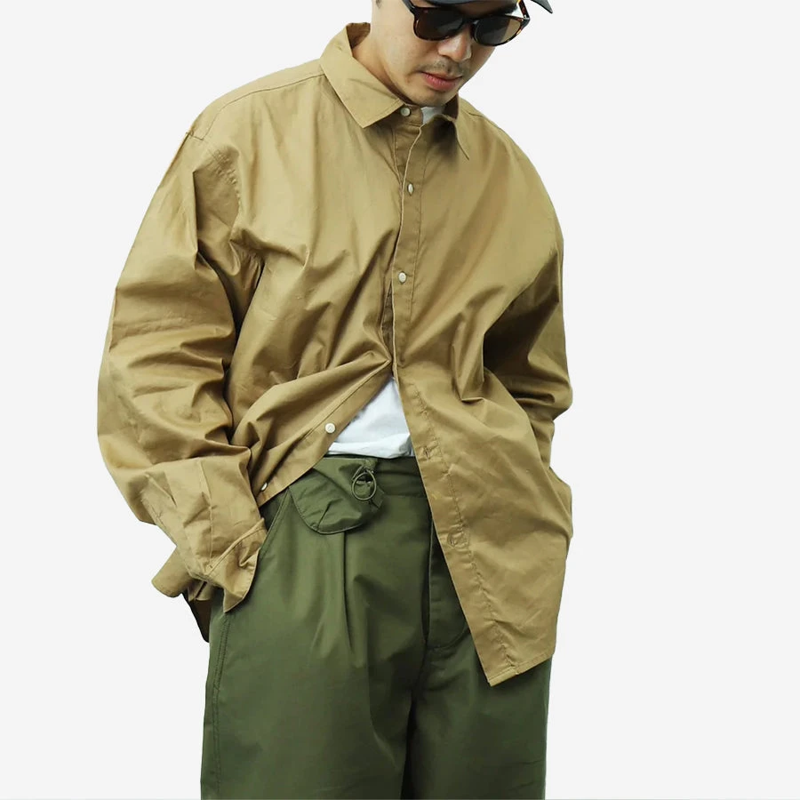 WORKWARE HC Co. Trench Shirt - Khaki - Image 6