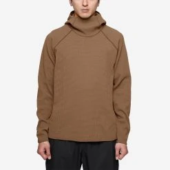 Goldwin Light Waffle L/S Hoodie - Desert Taupe